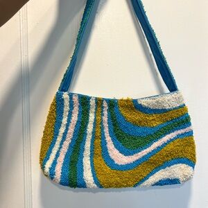 Oceanic Waveform Shoulder Bag